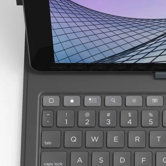 ZAGG Messenger Folio 2 QWERTY Anglais Bluetooth Charbon de bois ZAGG Messenger Folio 2 QWERTY Anglais Bluetooth Charbon de bois