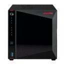 Asustor AS5404T serveur de stockage NAS Intel® Celeron® N5105 4 Go DDR4 0 To ADM Noir