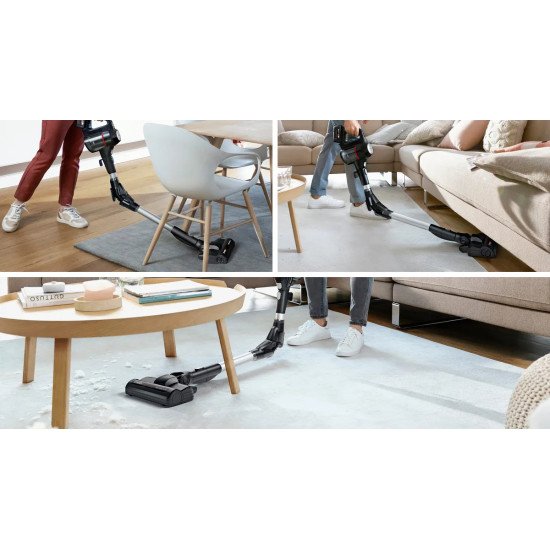 Bosch BSS715FRSH aspirateur balai et balai électrique Aspirateur-balai 2 en 1 Batterie Sec Sans sac 0,3 L Noir, Argent 5 Ah Bosch BSS715FRSH aspirateur balai et balai électrique Aspirateur-balai 2 en 1 Batterie Sec Sans sac 0,3 L Noir, Argent 5 Ah