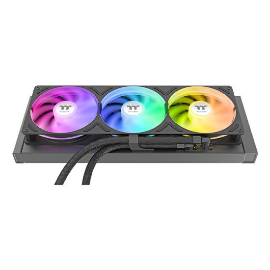 Thermaltake CL-W493-PL12SW-A système de refroidissement d'ordinateur Processeur Refroidisseur de liquide tout-en-un 12 cm Noir 1 pièce(s)