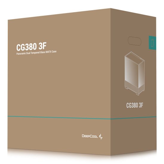 DeepCool CG380 3F Midi Tower Noir