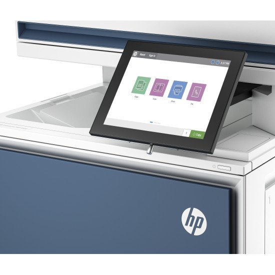 HP Imprimante multifonction Color LaserJet Enterprise 5800dn, Impression, copie, numérisation, télécopie (en option), Chargeur automatique de documents; Bacs haute capacité en option; Écran tactile; Cartouche TerraJet