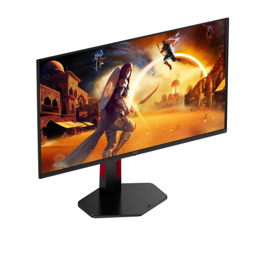 AOC G4 Q27G4SDR écran PC 67,3 cm (26.5") 2560 x 1440 pixels Quad HD QD-OLED Noir, Rouge