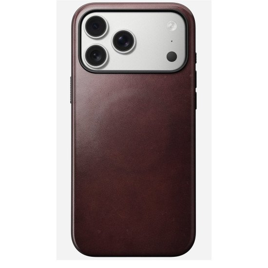 Nomad Modern Leather Case coque de protection pour téléphones portables 17,5 cm (6.9") Housse Bourgogne