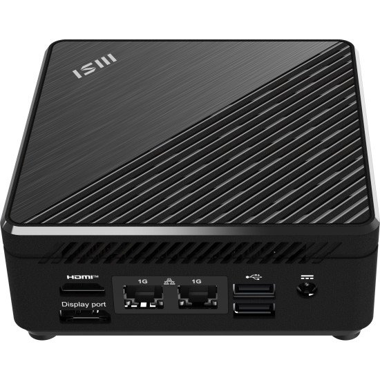 MSI Cubi N ADL S-217DE PC/poste de travail Intel® N N200 8 Go DDR4-SDRAM 256 Go SSD Windows 11 Pro Mini PC Noir MSI Cubi N ADL S-217DE PC/poste de travail Intel® N N200 8 Go DDR4-SDRAM 256 Go SSD Windows 11 Pro Mini PC Noir