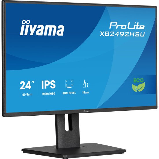 iiyama ProLite XB2492HSU-B1 écran PC 61 cm (24") 1920 x 1080 pixels Full HD LED Noir iiyama ProLite XB2492HSU-B1 écran PC 61 cm (24") 1920 x 1080 pixels Full HD LED Noir