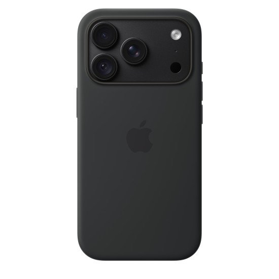 Apple Coque en silicone avec MagSafe pour iPhone 18 Pro - Noir