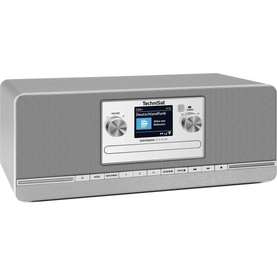 TechniSat DIGITRADIO 372 CD IR Internet Analogique et numérique Anthracite, Argent