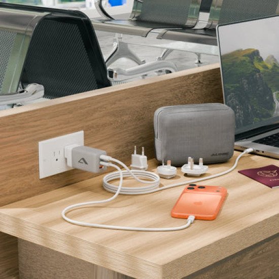 ALOGIC WCM3X67G chargeur d'appareils mobiles Smartphone, Tablette Gris, Blanc Secteur Intérieure