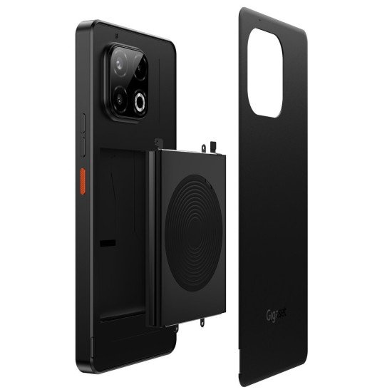 Gigaset GS6 PRO 16,9 cm (6.67") Double SIM Android 15 5G USB Type-C 8 Go 128 Go 5300 mAh Noir