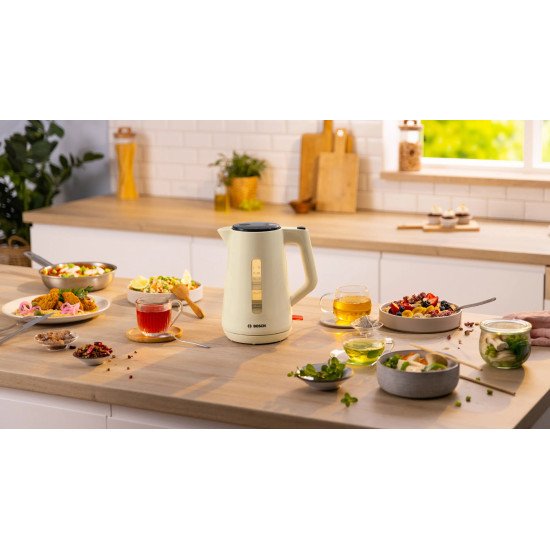 Bosch MyMoment bouilloire 1,7 L 2400 W Crème, Anthracite