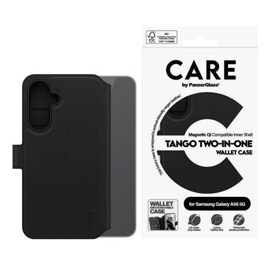 PanzerGlass Tango Two-in-One coque de protection pour téléphones portables 17 cm (6.7") Étui avec portefeuille Noir PanzerGlass Tango Two-in-One coque de protection pour téléphones portables 17 cm (6.7") Étui avec portefeuille Noir