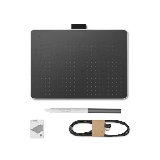 Wacom Intuos One Small tablette graphique Gris, Blanc 152 x 95 mm USB/Bluetooth Wacom Intuos One Small tablette graphique Gris, Blanc 152 x 95 mm USB/Bluetooth