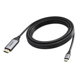 Vision TC 5MUSBCHDMI/BL câble vidéo et adaptateur 5 m USB Type-C HDMI Type A (Standard) Noir