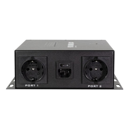 LogiLink PDU4S01 unité de distribution d'énergie 4 sortie(s) CA Noir