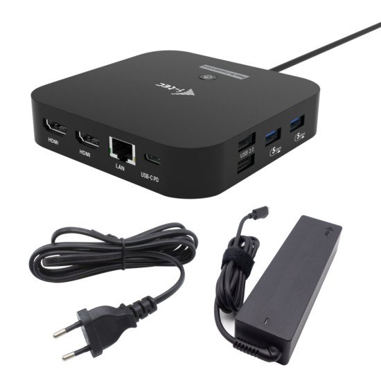 i-tec USB-C Dual HDMI Docking Station with Power Delivery 100 W + Universal Charger 100W i-tec USB-C Dual HDMI Docking Station with Power Delivery 100 W + Universal Charger 100W