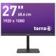TERRA LCD/LED 2727W HA IPS V3 black HDMI/DP/USB-C, GREENLINE PLUS écran PC 68,6 cm (27") Full HD Noir