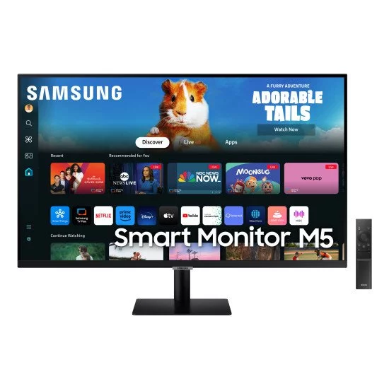 Samsung Smart Monitor M5 M50D écran PC 68,6 cm (27") 1920 x 1080 pixels Full HD LED Noir Samsung Smart Monitor M5 M50D écran PC 68,6 cm (27") 1920 x 1080 pixels Full HD LED Noir
