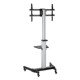 Manhattan Support sur roulettes pour TV/moniteurs, écrans 37" à 86", inclinaison -10 à 5°, rotation 90°, Compatibilité VESA : de 200x200 à 600x400 mm (vérifiez les dimensions des quatre trous de fixation à l'arrière), charge max. 50 kg