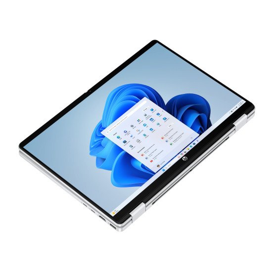 HP OmniBook 5 Flip 14-fp0742nb Intel® Core™ i3 i3-1315U Hybride (2-en-1) 35,6 cm (14") Écran tactile 2K 8 Go LPDDR5-SDRAM 512 Go SSD Wi-Fi 6 (802.11ax) Windows 11 Home Argent