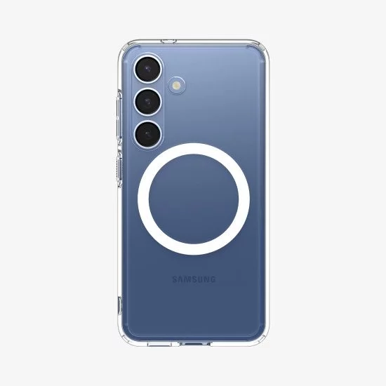 Spigen Ultra Hybrid (MagFit) coque de protection pour téléphones portables 17 cm (6.7") Housse Transparent, Blanc Spigen Ultra Hybrid (MagFit) coque de protection pour téléphones portables 17 cm (6.7") Housse Transparent, Blanc