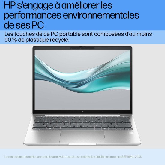 HP EliteBook 660 G11 Intel Core Ultra 5 125U Ordinateur portable 40,6 cm (16") WUXGA 16 Go DDR5-SDRAM 512 Go SSD Wi-Fi 6E (802.11ax) Windows 11 Pro AI PC Argent