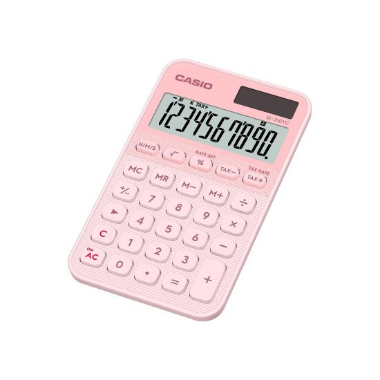 Casio SL-310YC calculatrice Poche Calculatrice basique Rose clair