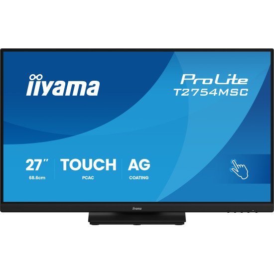 iiyama ProLite T2754MSC-B2AG écran PC 68,6 cm (27") 1920 x 1080 pixels Full HD Écran tactile