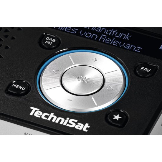 TechniSat DIGITRADIO 1 A Portable Analogique et numérique Noir, Argent