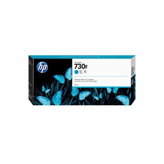 HP 730F Cartouche d'encre DesignJet, cyan, 300 ml