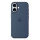 Apple Coque en silicone avec MagSafe pour iPhone 16 - Denim