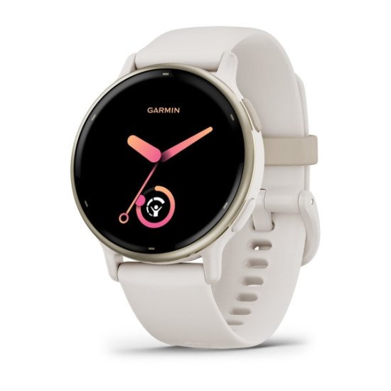 Garmin Vivoactive 5 3,05 cm (1.2") AMOLED Numérique 390 x 390 pixels Écran tactile Blanc Wifi GPS (satellite)