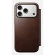 Nomad Modern Leather Folio coque de protection pour téléphones portables 16 cm (6.3") Housse Marron