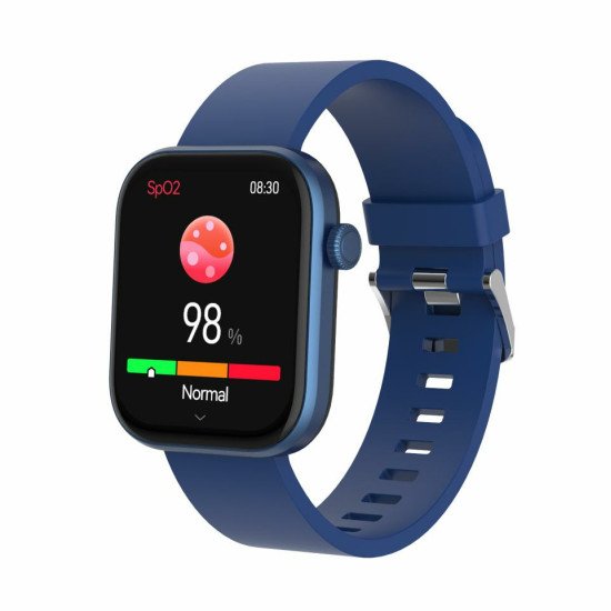 Denver SWC-185BU smartwatche et montre de sport 4,7 cm (1.85") AMOLED Numérique 390 x 450 pixels Écran tactile Bleu