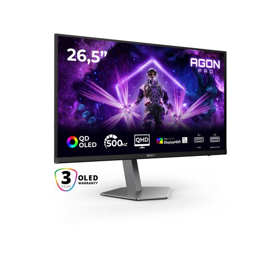 AOC 27" AG276QKD2, 2560x1440, 500Hz écran PC