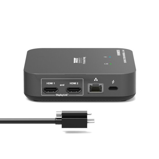 Port Designs Station d'accueil bureau 2 x 4K USB-C 10 périphériques 85W