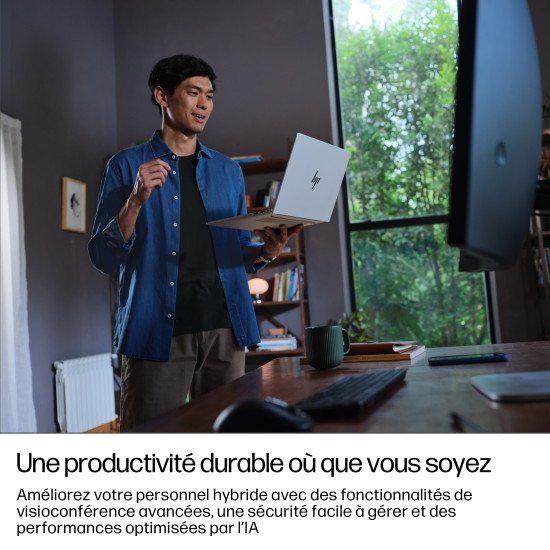 HP EliteBook 8 Flip G1i 13 AI Intel Core Ultra 5 225U Hybride (2-en-1) 33,8 cm (13.3") Écran tactile WUXGA 16 Go LPDDR5x-SDRAM 512 Go SSD Wi-Fi 6E (802.11ax) Windows 11 Pro Argent HP EliteBook 8 Flip G1i 13 AI Intel Core Ultra 5 225U Hybride (2-en-1) 33,8 cm (13.3") Écran tactile WUXGA 16 Go LPDDR5x-SDRAM 512 Go SSD Wi-Fi 6E (802.11ax) Windows 11 Pro Argent