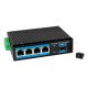LogiLink NS204 commutateur réseau Non-géré Gigabit Ethernet (10/100/1000) Noir