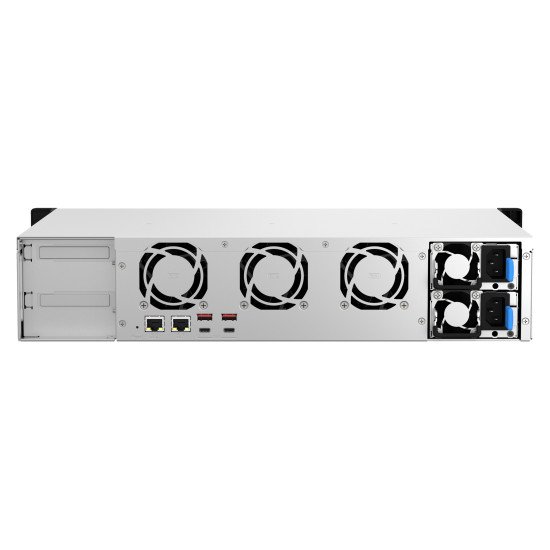 QNAP TS-873AeU-RP NAS Rack (2 U) Ryzen Embedded V1500B 4 Go DDR4 0 To QuTS hero Noir QNAP TS-873AeU-RP NAS Rack (2 U) Ryzen Embedded V1500B 4 Go DDR4 0 To QuTS hero Noir