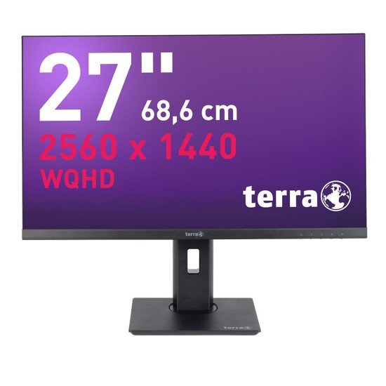 TERRA 3030268 écran PC 68,6 cm (27") 2560 x 1440 pixels Wide Quad HD LED Noir