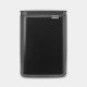 Brabantia Bo Waste Bin 4 L Rectangulaire Acier Noir Brabantia Bo Waste Bin 4 L Rectangulaire Acier Noir