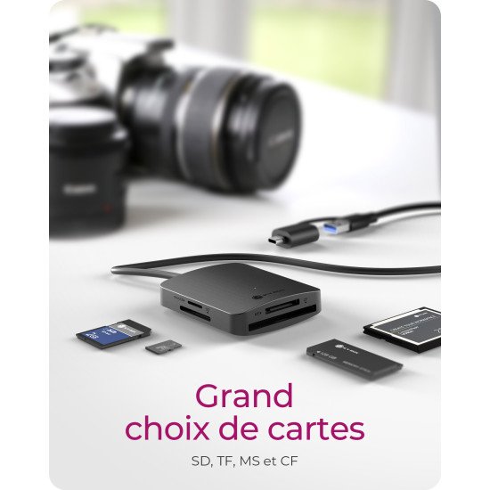 ICY BOX IB-CR302-CU3 lecteur de carte mémoire