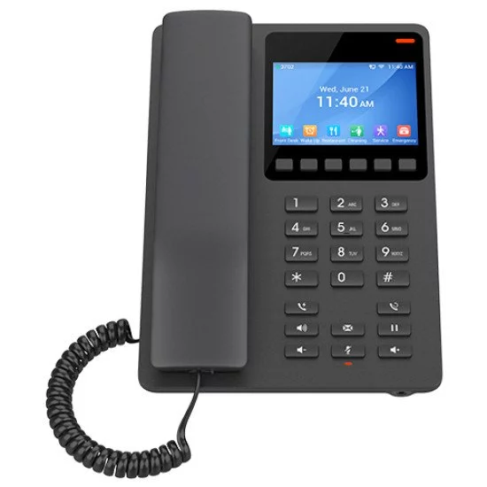 Grandstream Networks GHP631W téléphone fixe Noir 2 lignes LCD Wifi Grandstream Networks GHP631W téléphone fixe Noir 2 lignes LCD Wifi