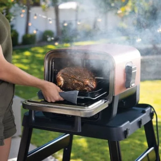 Ninja OO101EU barbecue et grill Électrique + charbon Noir, Rouge, Argent 2400 W Ninja OO101EU barbecue et grill Électrique + charbon Noir, Rouge, Argent 2400 W