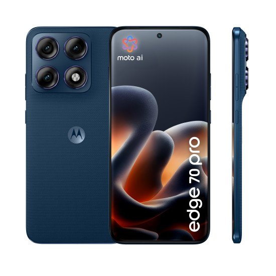 Motorola edge 70 pro 17,2 cm (6.78") Double SIM Android 16.0 5G USB Type-C 8 Go 256 Go 6500 mAh Bleu foncé