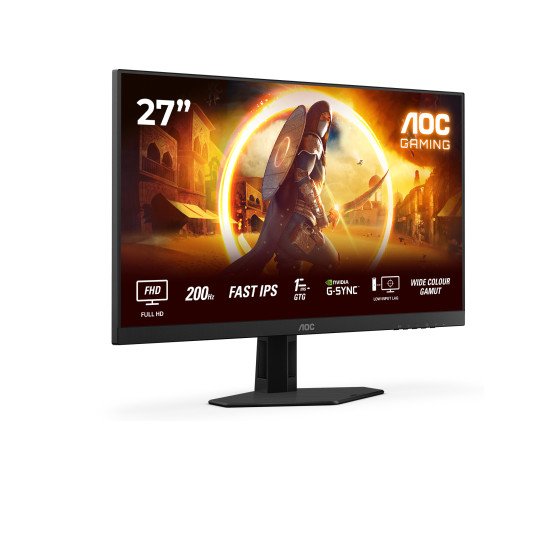 AOC G4 27G4HRE écran PC 68,6 cm (27") 1920 x 1080 pixels Full HD LED Noir, Rouge AOC G4 27G4HRE écran PC 68,6 cm (27") 1920 x 1080 pixels Full HD LED Noir, Rouge