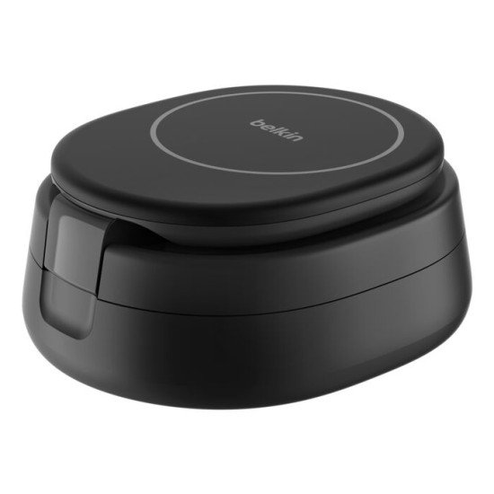 Belkin WIZ034KQBK chargeur d'appareils mobiles Casque, Smartphone, Smartwatch Noir USB Recharge sans fil Charge rapide Intérieure