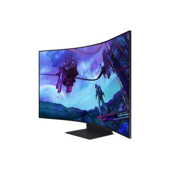 Samsung Odyssey S55CG970NU écran PC 139,7 cm (55") 3840 x 2160 pixels 4K Ultra HD LED Noir