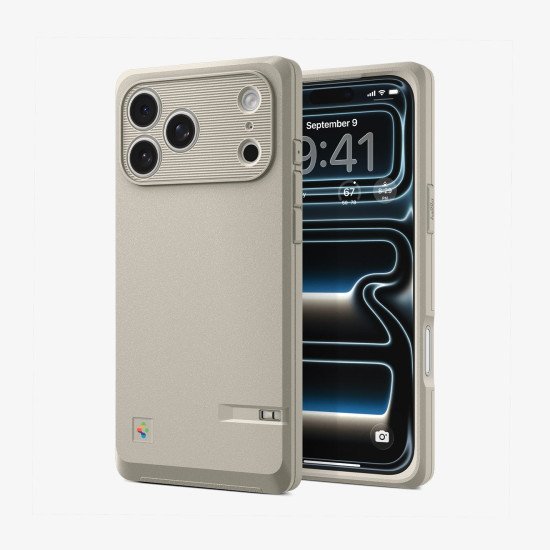 Spigen Classic LS (Mag Fit) coque de protection pour téléphones portables 16 cm (6.3") Housse Couleur de la pierre