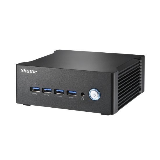 Shuttle Nano PC NT10H5, Intel Core Ultra 5 125H, Intel Arc graphics, 2xHDMI, 2xUSB 4.0 (DP), 2x2.5Gbit LAN, VESA, 24/7 Shuttle Nano PC NT10H5, Intel Core Ultra 5 125H, Intel Arc graphics, 2xHDMI, 2xUSB 4.0 (DP), 2x2.5Gbit LAN, VESA, 24/7